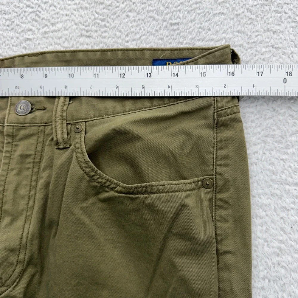 Polo Ralph Lauren Mens Olive Green Authentic Dungarees Straight Pants 31x30